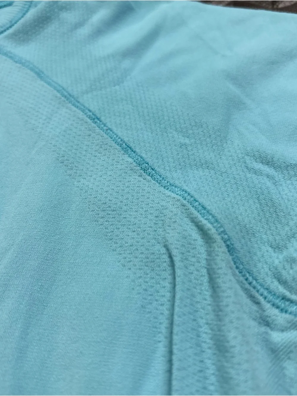 Athleta Girl Blue Athletic Tee Shirt Size M 8-10 Activewear